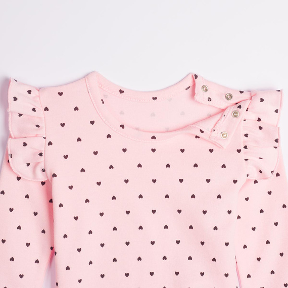 Body für Babys Nicol Tosia 225097 100% Baumwolle rosa mit Rüschen
