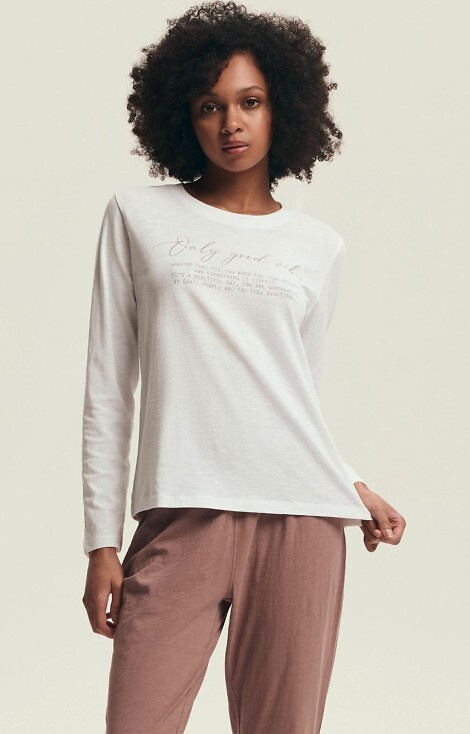 43701 Delanie Henderson staubrosa Damenpyjama – Baumwolle, lange Ärmel und Hose