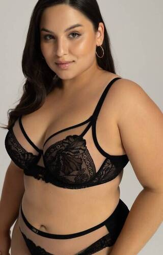 2146 Ava Soft-Bralette – Schwarz