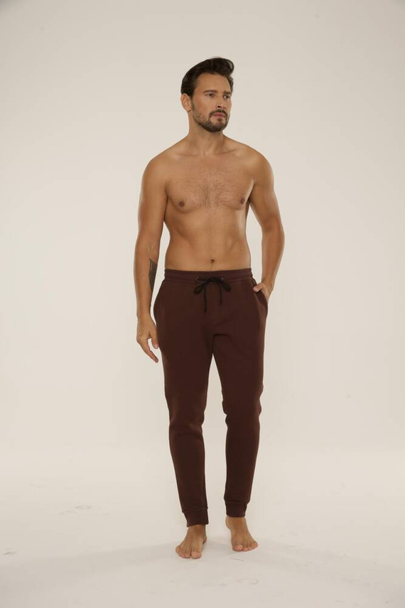 813 Indigo Herren Trainingsanzug von De Lafense - schokolade