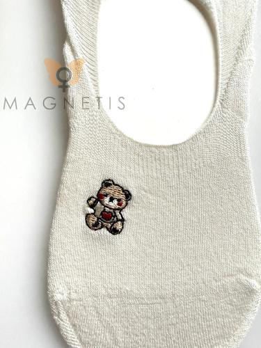 Magnetis YN-251132 – Damen Ballerina-Füßlinge aus Viskose mit Silikon