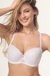  Weißer Vollschalen-BH