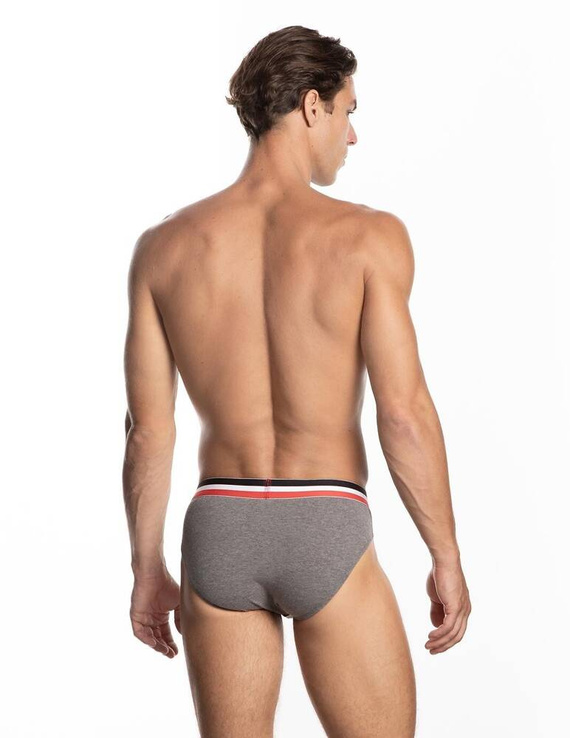 M-1051 SD Herren-Slip Lama schwarz grau