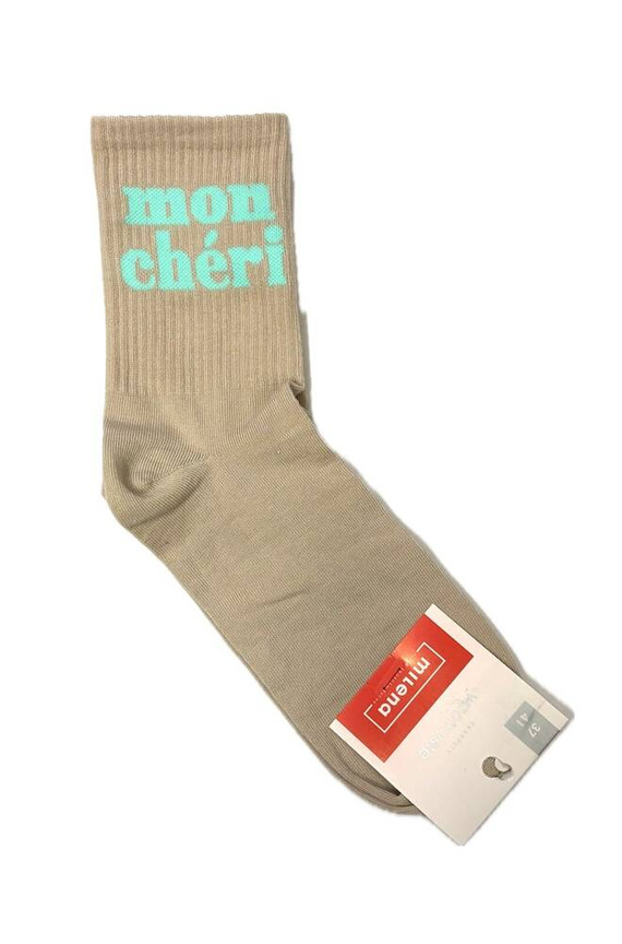 0200-150 Mon Cheri Milena Damensocken – Beige