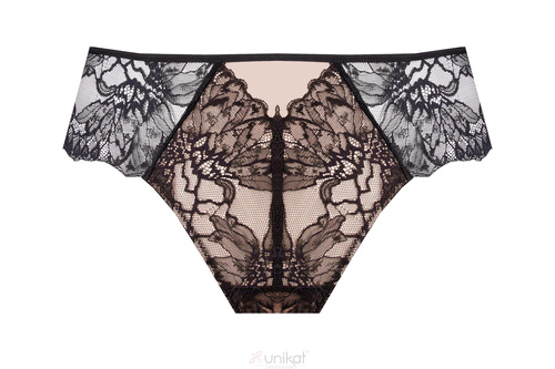 Unikat Kiana Damen Slip schwarz Spitze klassisch