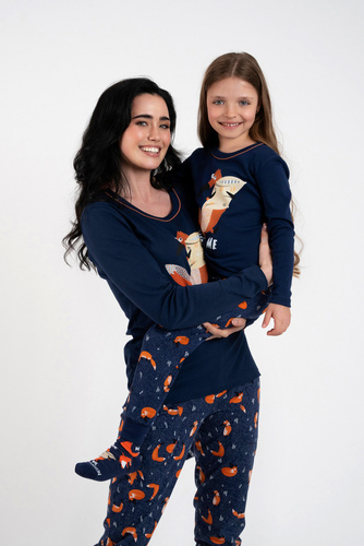 Wasilla Damen Schlafanzug langarm, lange Hose Italian Fashion 