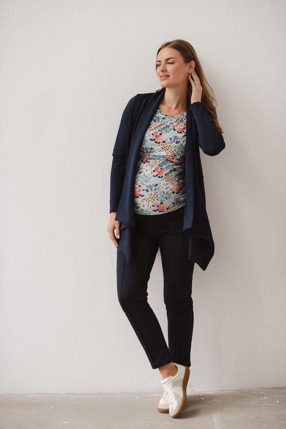 Mama Wrap Milk&Love Umstandsstrickjacke, Marineblau