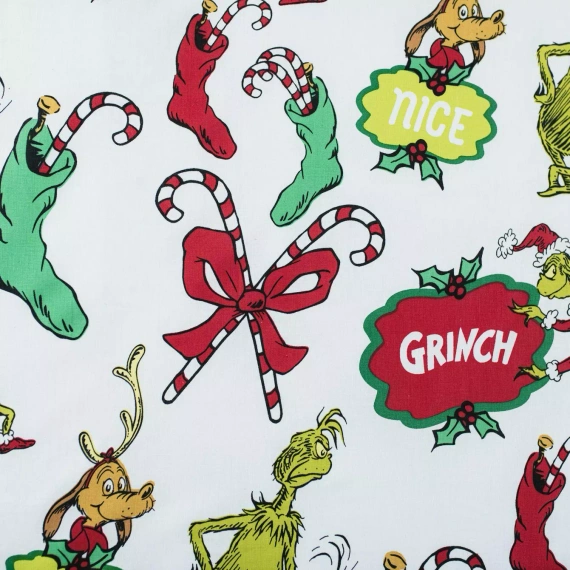 Bettwäsche Grinch Grinchmas JF24 140x200 100% Baumwolle Grinch Schloss