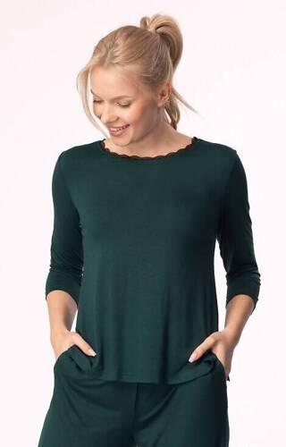 Margot 3/4 Mix&Match Mefemi Pyjama-T-Shirt – grün