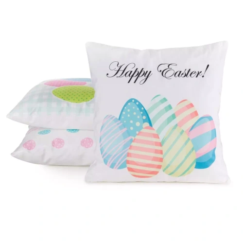 Eurofirany Wiosna 3– dekorativer Oster Kissenbezug stilvoll
