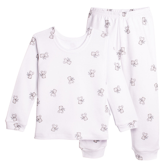 223036 Kinder-Pyjama Figo Nicol 100% Baumwolle Weiß mit Bündchen