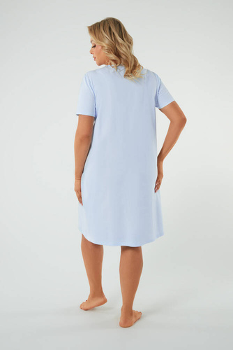 Lady Nachthemd und Stillkleid Italienische Mode - blau