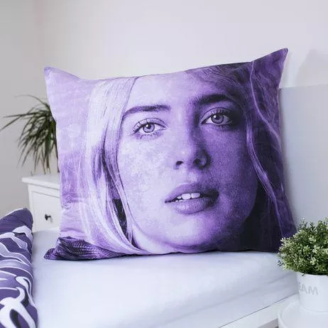 Bettwäsche Billie Eilish 140x200 Baumwolle Jerry Fabrics mit Reißverschluss
