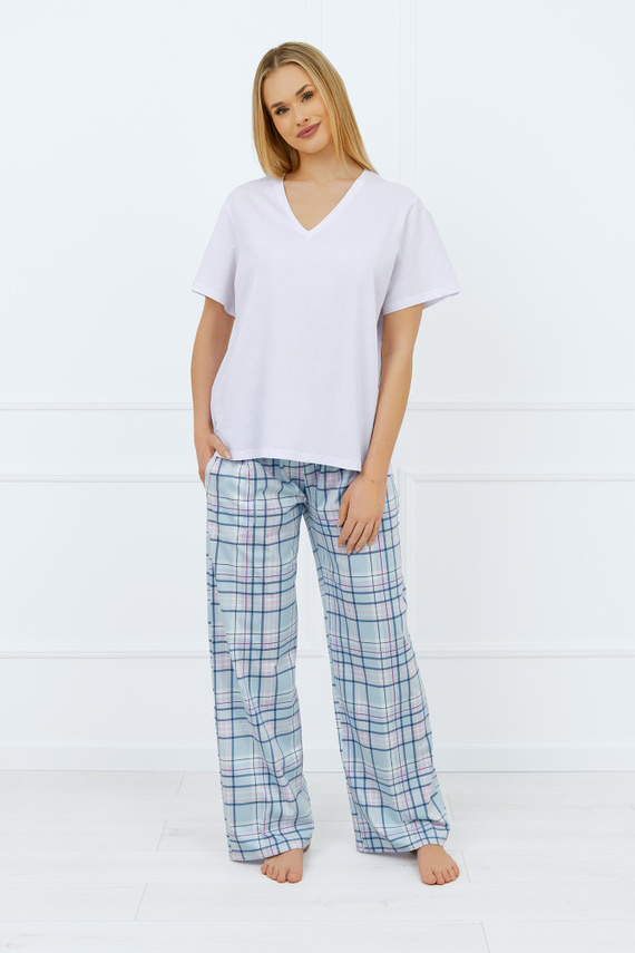 Glamour Damen-Pyjamahose Italian Fashion - Druck