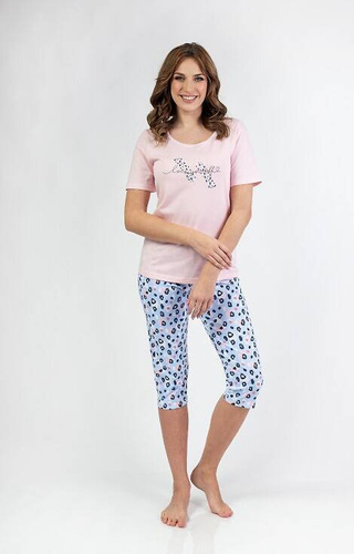 689 Regina Damenpyjama – Rosa