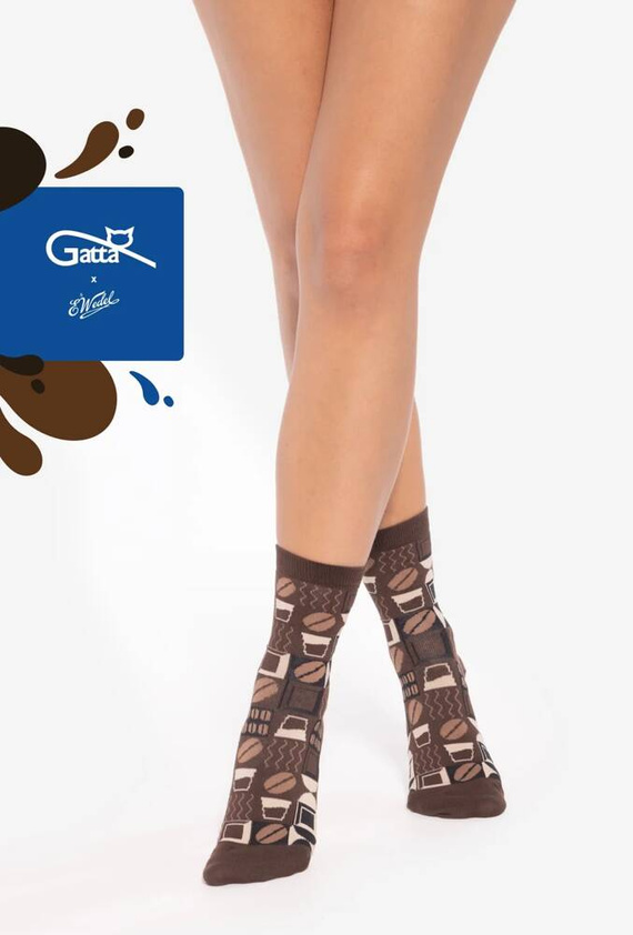 U04.WED Wedel Unisex Gatta Socken – dunkle Schokolade 03/12E