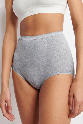 Basic+ Maxi C3P Sloggi Damen-Slip – V017 Grau-Marineblau-Ecru