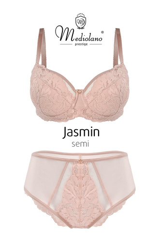 Mediolano Jasmin 19151 Semi Soft BH Spitze puder formend