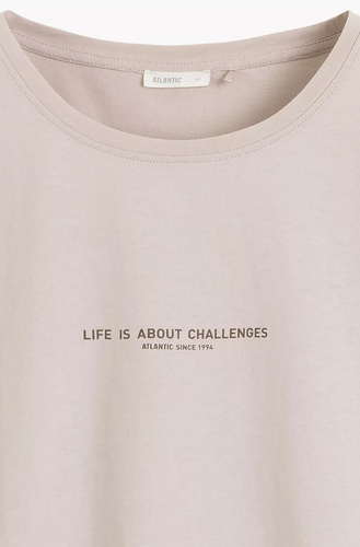 Atlantic NLP-509 Damen Schlafanzug 100% Baumwolle 3/4