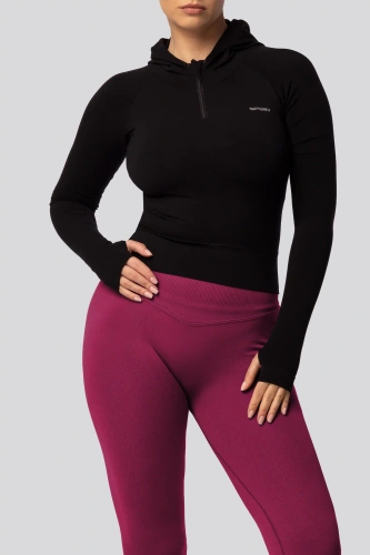 Push-up Leggings Spaio PRO High Waist blickdicht formend red wine