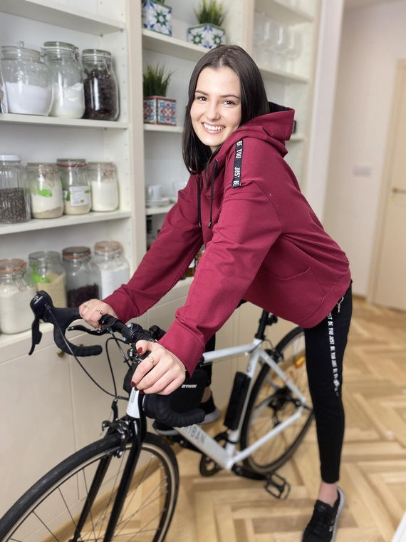 496 Just Forex Trainingsanzug für Frauen - kastanienbraun