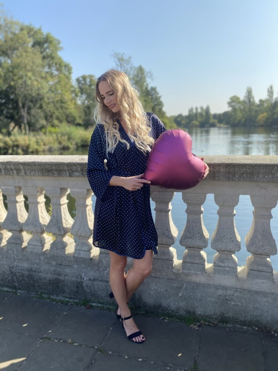 370 Laurine Forex Morgenmantel für Damen - dunkelblau