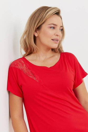 737 Velar Forex Nachthemd - rot