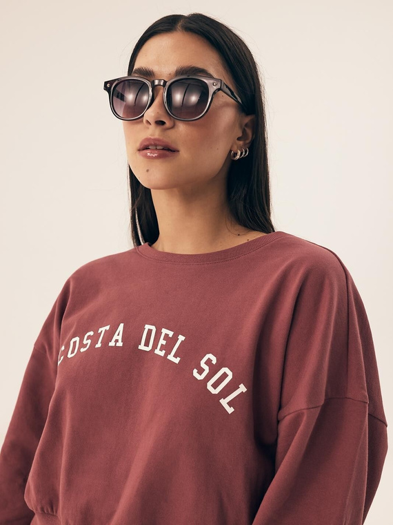 42772 Nimes Damen-Pyjama Homewear Henderson – braun