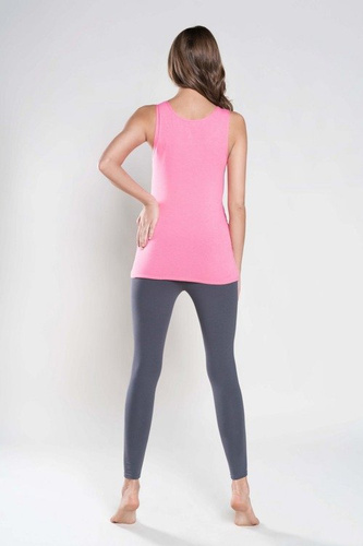 Damen T-Shirt Ewelina breiter Träger Italienische Mode- rosa