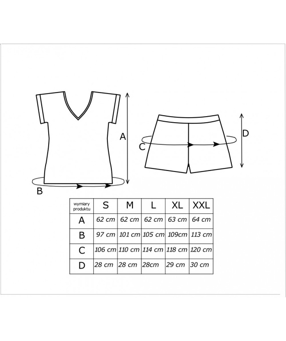 Caroline Short Donna – Baumwollpyjama für Damen mit Blumendruck, kurzen Ärmeln und Shorts