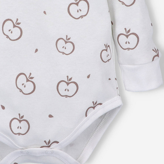 ABN-5294/JAB Happy Apples Body aus Bio-Baumwolle mit Nini-Print