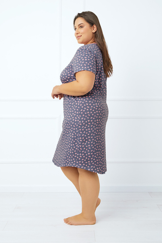 Tiana Nachthemd und Stillkleid, kurze Ärmel Italian Fashion - Druck