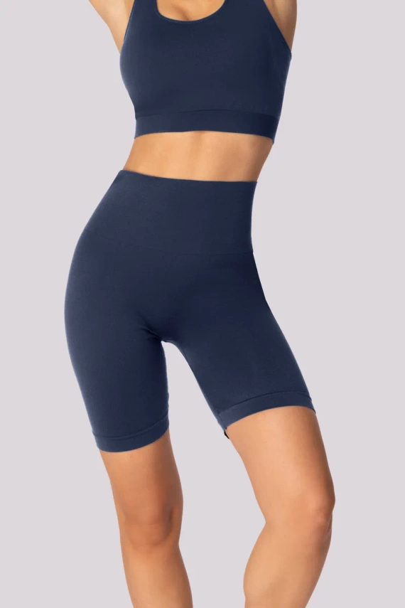 Base Damen Bikershorts Mona Marineblau