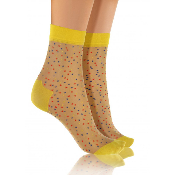 Sesto Senso Damen Nylonsocken, Beige