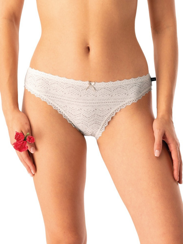 Damen-Slips LPR 752 B25 Key graubeige – Baumwolle, 2er-Pack im Karton, bequem und klassisch