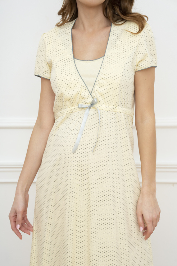 Felicita Nachthemd Italienische Mode - gelb