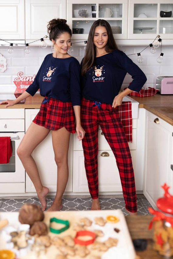 Myrtle Sensis Damenpyjama – Marineblau