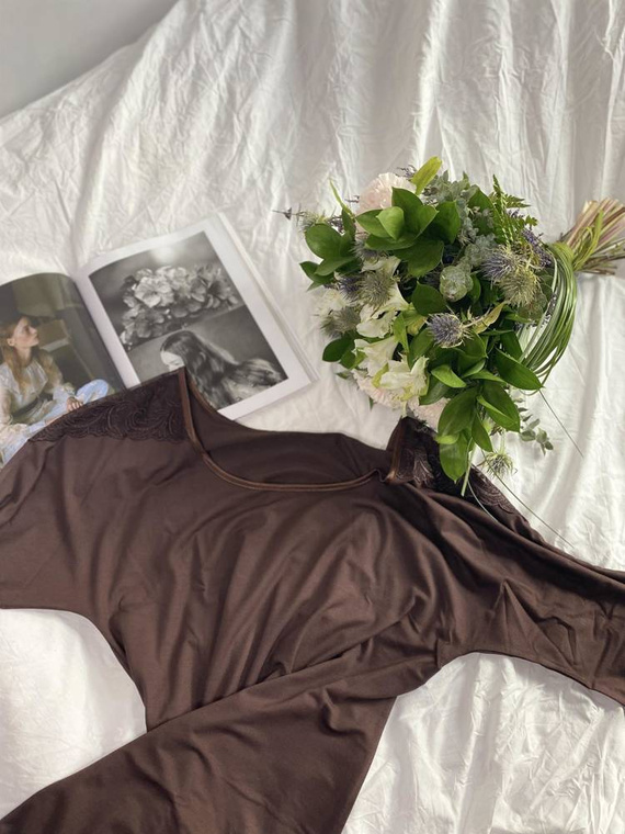 616 Ramona Forex Nachthemd - braun