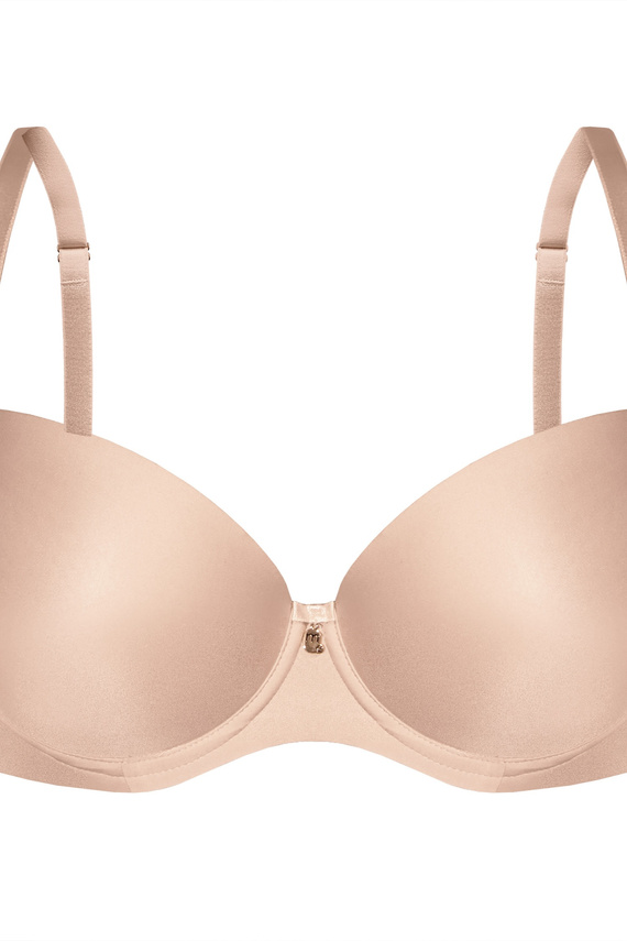 Mefemi by Nipplex Nina Push Up Cappuccino formender Bügel-BH mit Dekolleté-Effekt