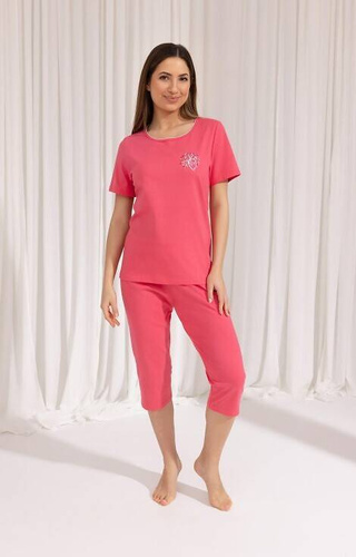 692 Regina Damenpyjama – Himbeere