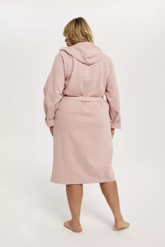 Karina Damenbademantel Italian Fashion - puderrosa