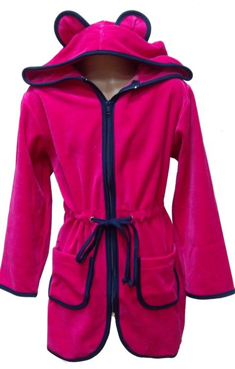 374 / 375 Desiree Baby Bademantel - Himbeere