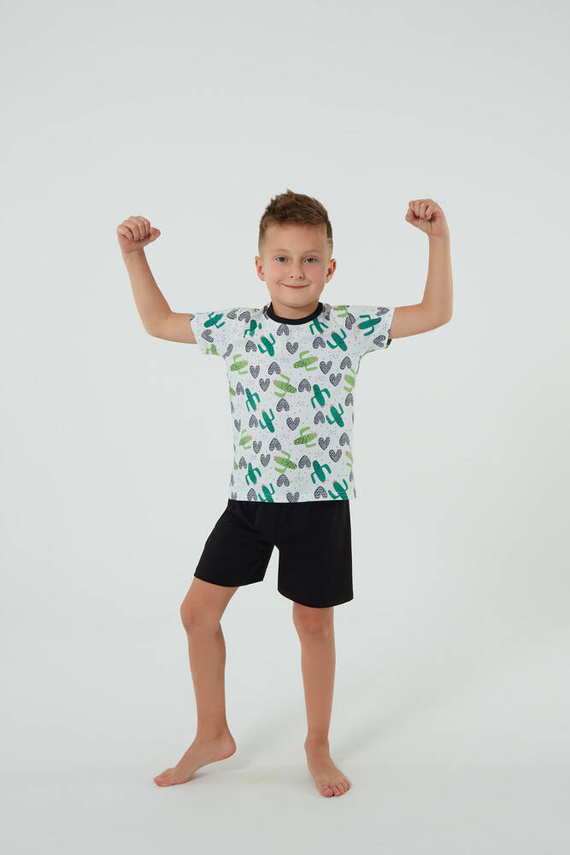 Picos Kinderschlafanzug Italian Fashion - Druck/Schwarz