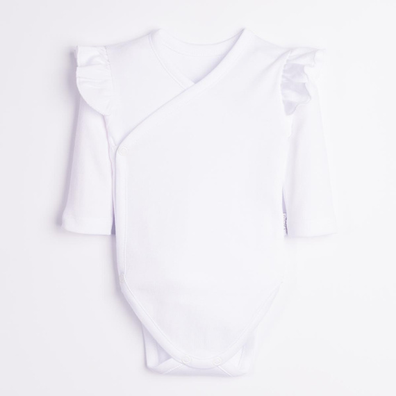 Body zum Wickeln Nicol Tosia 225092 100% Baumwolle Weiß Langarm