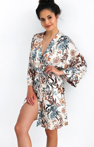 Sensis Dolores Damen Morgenmantel - Creme