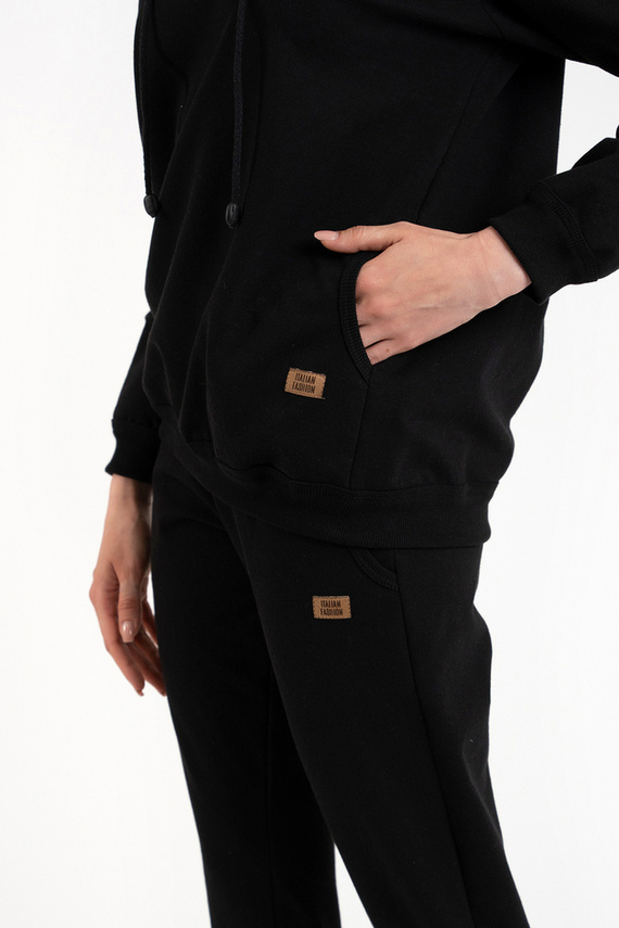 Malmo Bluse Damen Italienische Mode - schwarz