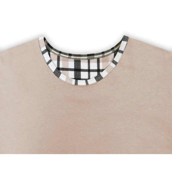 2187/27 Sesto Senso Latte Herren-Kurzarmpyjama