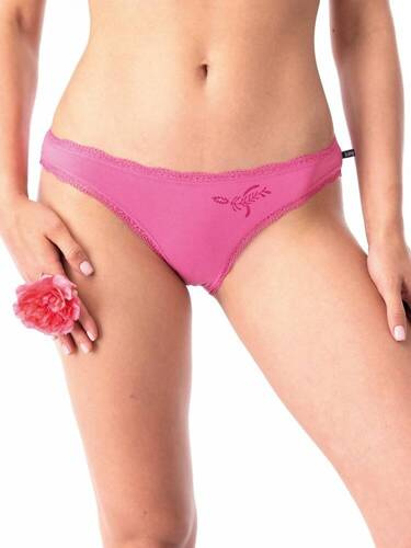 LPR 535 A'2 Damen-Slips 2er-Pack Key, Marineblau, Rosa