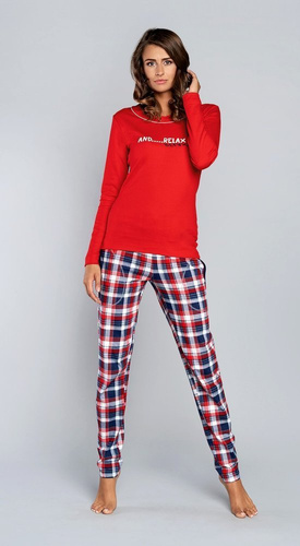 Olandia Baumwollpyjama für Mädchen Italienische Mode- rot