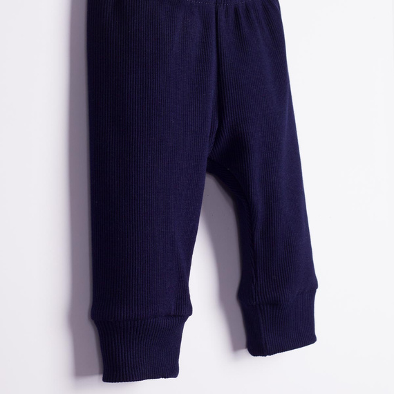 228021 Nicol FARMA Babyhose elastisch, dunkelblau, gerippt